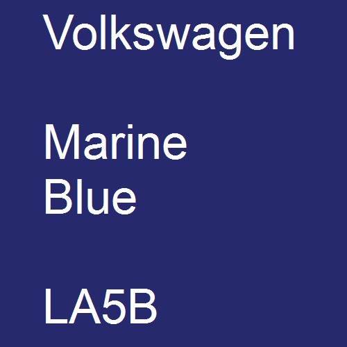 Volkswagen, Marine Blue, LA5B.